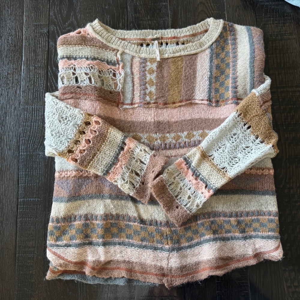Multicolor Knit Women's Sweater